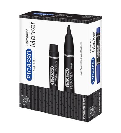 Picasso Permanent Marker Pack of 12