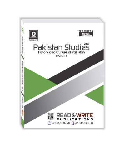 415 Pakistan Studies O Level Paper 1