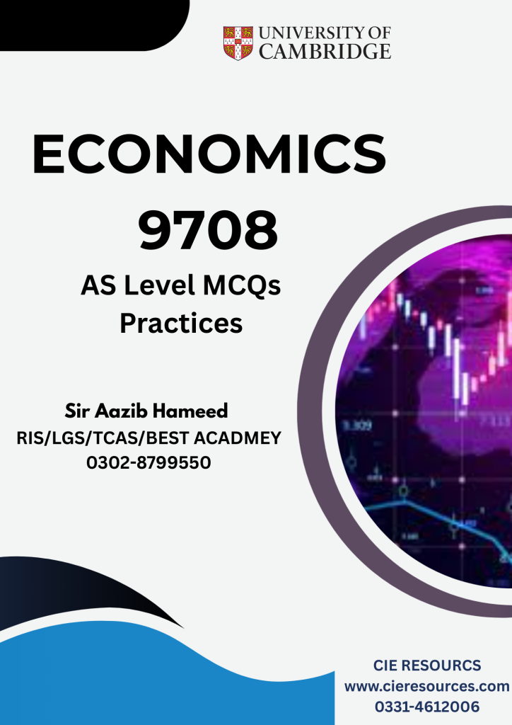 Economics 9708 AS MCQs Practices (by Aazib Hameed) - CIE Resources